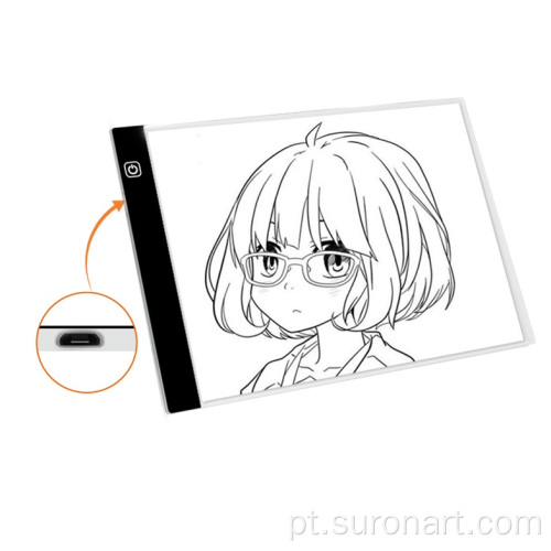 Placa A4 LED para animação e criação de desenhos animados